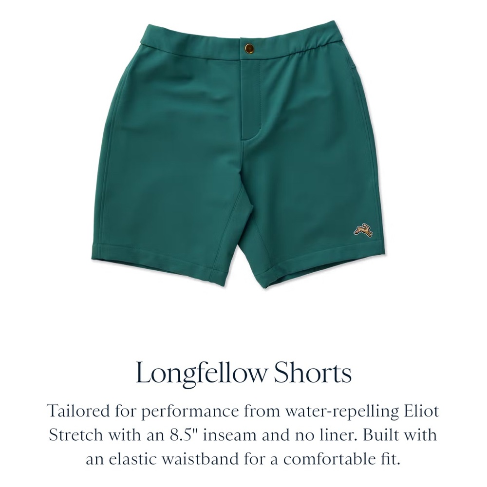 Tracksmith Longfellow Shorts Mens XL Extra Large Sea Green Eliot Running NWOT